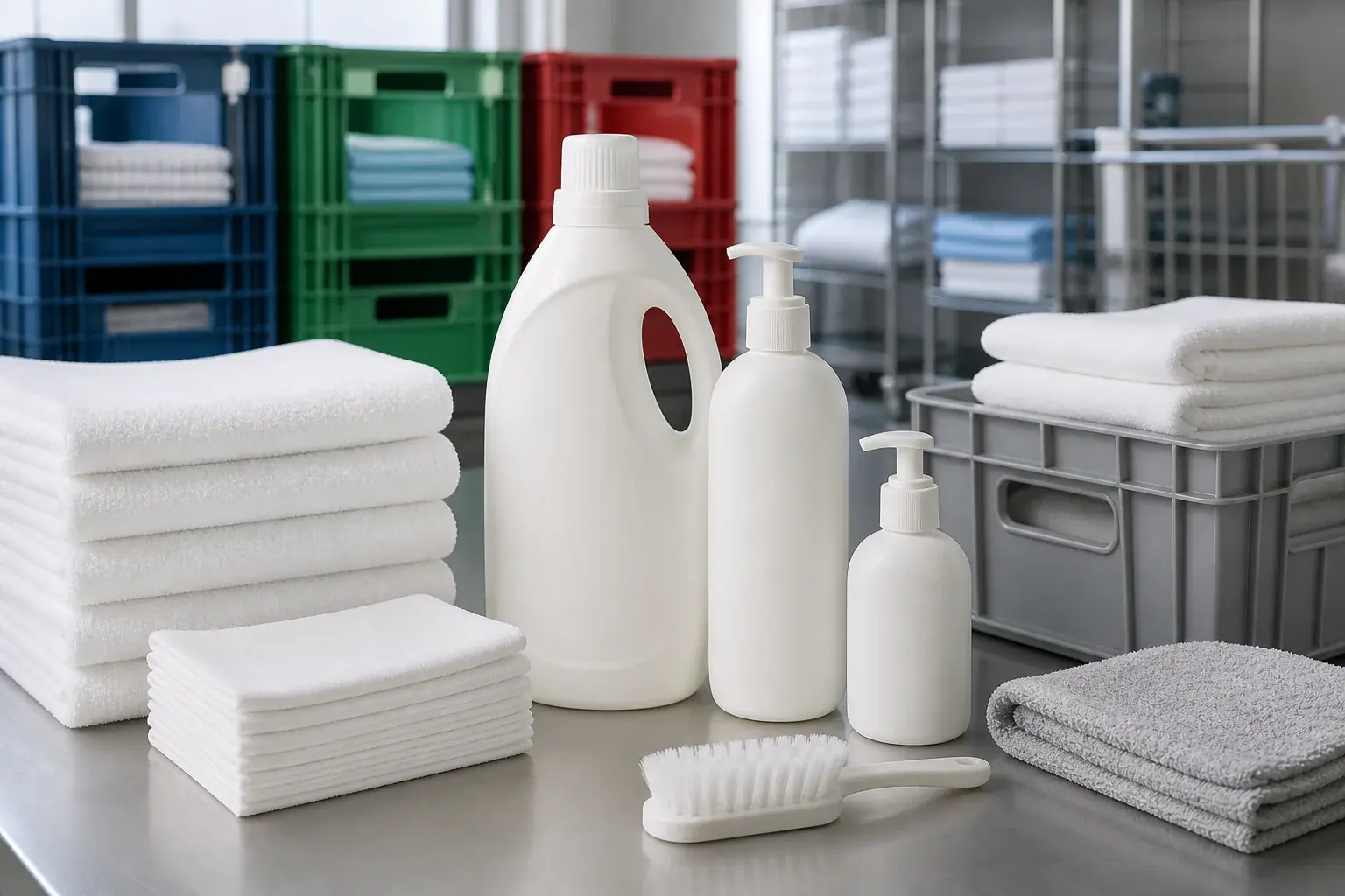 Hygiène professionnelle en blanchisserie industrielle